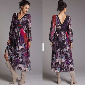 Anthropologie LetMeBe silk dress